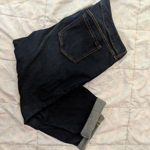 Torrid dark wash crop jeans